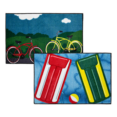 Buddy Time Kids Rugs (Bike & Raft)
