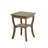 Louque Teak Outdoor Side Table-126150410