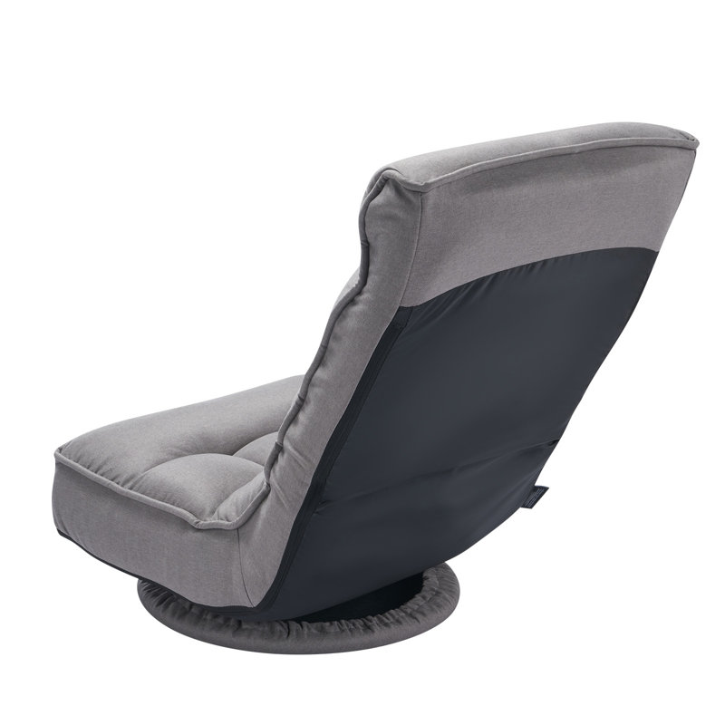 360° Swivel Floor Gaming Chair with 4 Adjustable Position Folding Floor Chair