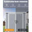 Remise de rangement extérieure en résine 61,02 po x 35,82 po x 63,77 po, remise en plastique avec plancher Grande remise extérieure pour outils de jardin Remise extérieure avec porte verrouillable pour vélo, cour arrière, patio-129160041