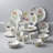 Lenox Butterfly Meadow Porcelain 28-Piece Dinnerware Set, Dishwasher Safe, White