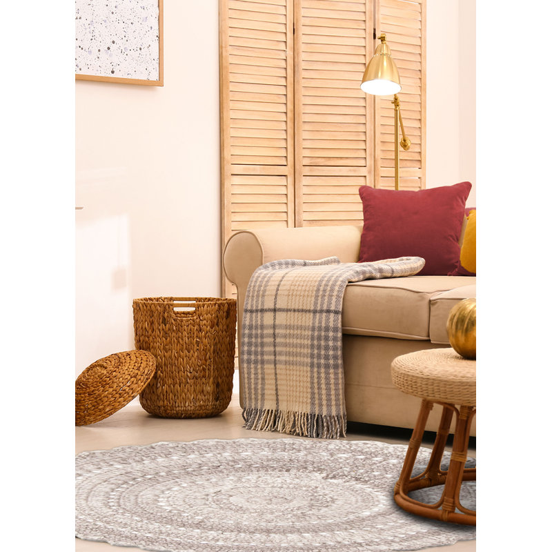 Sienna Grey Rug 3'1" x 3'1"