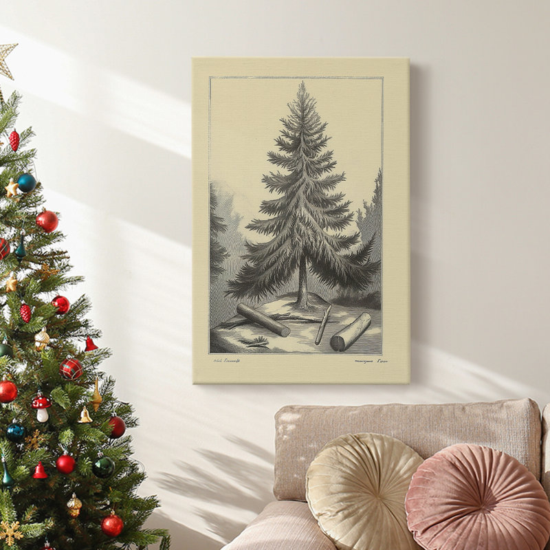 Art des Fêtes de Noël - Toile tendue avec châssis Lxxxiv, H 36 po x l 24 po