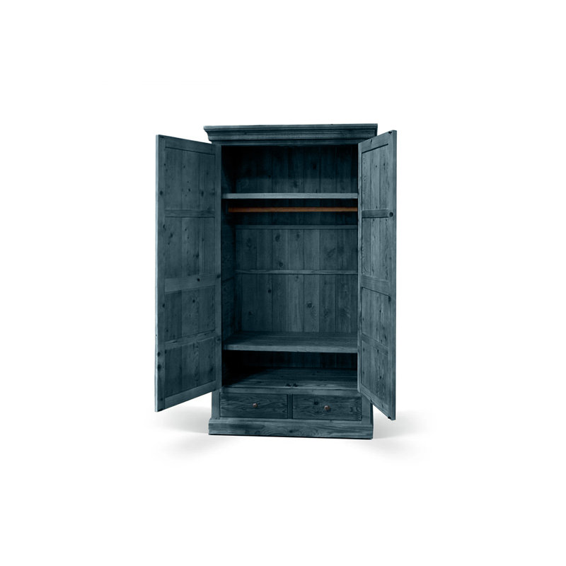 Armoire Dashya, Bleu fumé