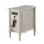 Table de chevet 3 tiroirs avec station de charge Mid-Century-1843032177