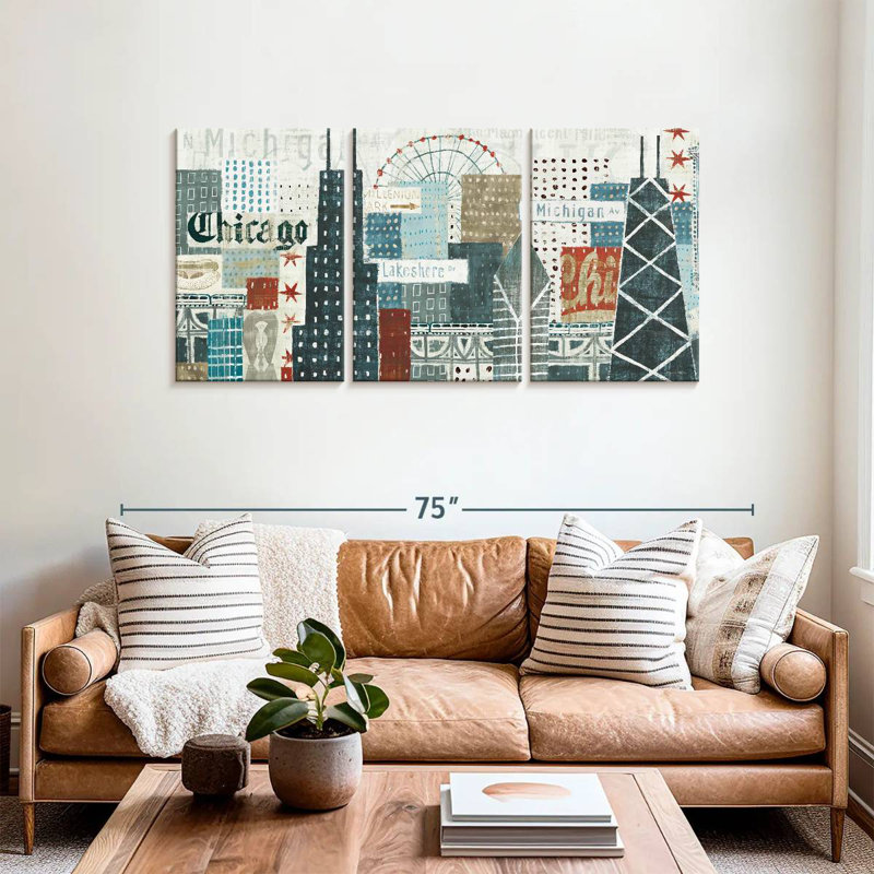 Senne Hey Chicago, H 30 po x l 62 po