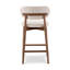 Tabouret de bar / de comptoir Alida Ena Lucia - siège en jute Harvest - structure Ebano-2043193056-2043193068