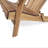 Outdoor Adirondack Loveseat – Acacia Wood, Slat-Back, Weather-Resistant