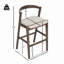 Tabouret en bois d'hévéa-118472594