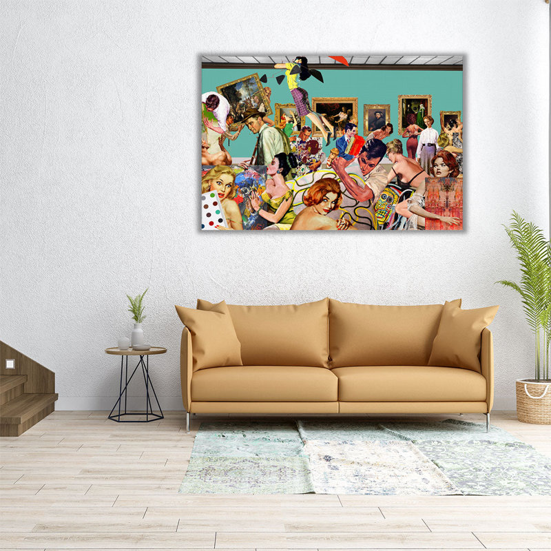 Art Lovers - Canvas Print Wall Art, 12" H x 18" W