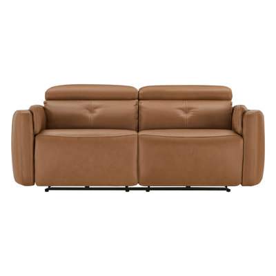 80.7'' Genuine Leather Zero Gravity Power Reclining Sofa