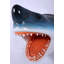 Statue tête de grand requin blanc