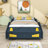 Abdullbasit Twin Size Race Car-Shaped Platform Bed with Wheels-809423202