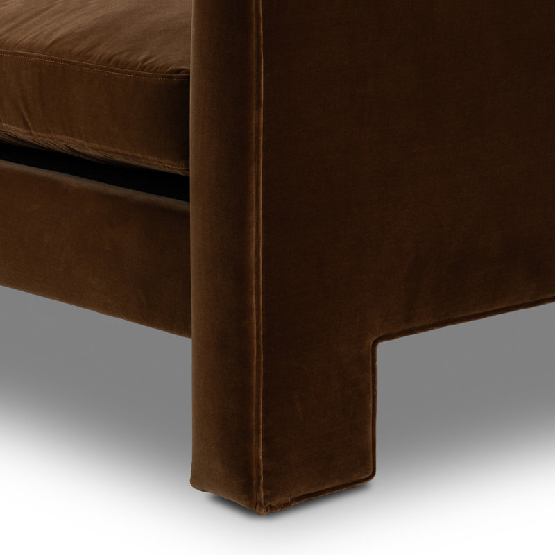 Katya Sofa, Surrey Ochre, 33" W x 96.5" W x 39.75" D