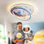 Flush Mount Lighting LED Modern Design Astronaut Ceiling Light Dimmable With Remote Control-122037179-122037178