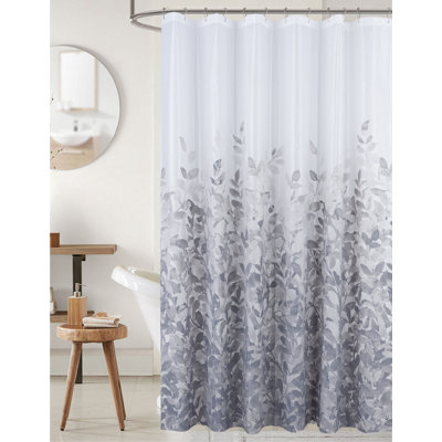 Rideau de douche imperméable avec crochets Patchen Peva