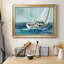 «Antique World Map Grid IV», peinture sur toile encadrée-1972954562-1972954574