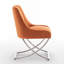 Chaise d'appoint rembourrée en velours Elian-101444859-122883345