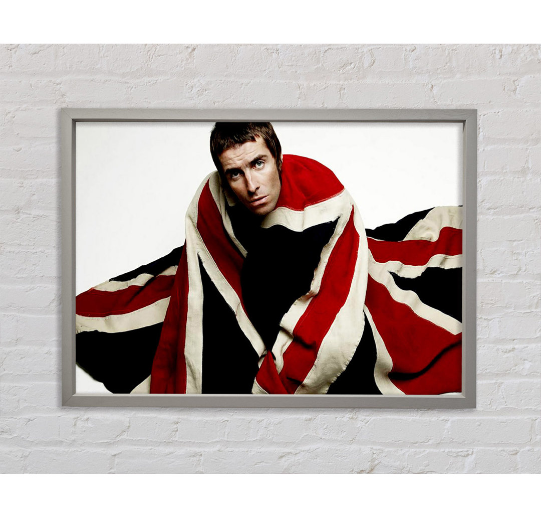 Oasis Liam Gallagher Flagge - Druck