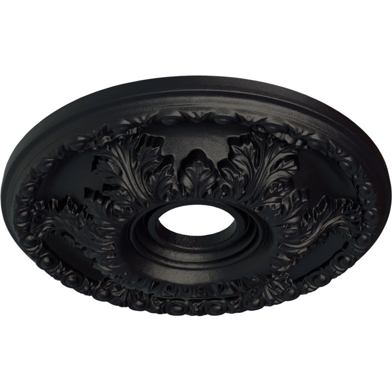Médaillon de plafond Endurathane Kent, DE 18 po x P 3 1/2 po x P 1 1/4 po (convient aux auvents jusqu'à 5 po), finition brique réfractaire peinte à la main