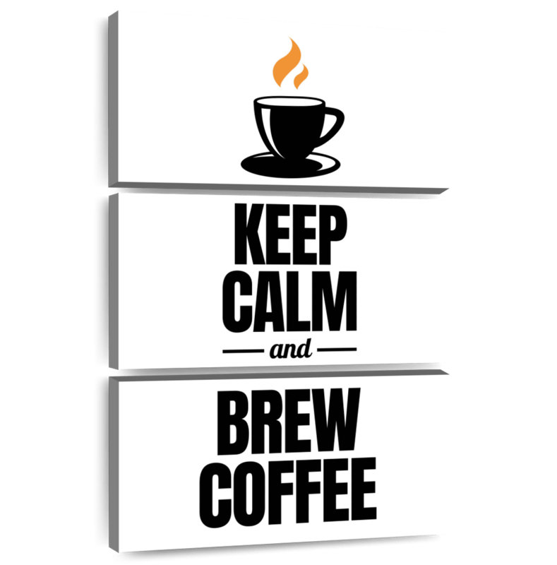 Tergel Coffee Quote, 74" H x 48" W