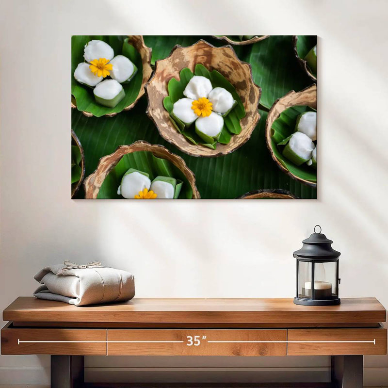 Dessert thaïlandais à la noix de coco, H 16 po x l 24 po