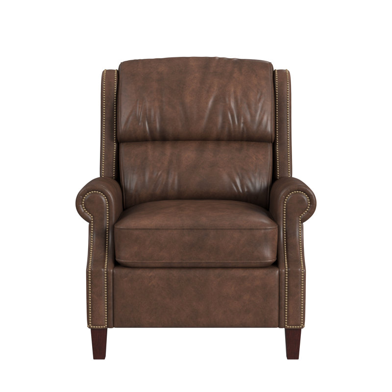 Huss Recliner, Power, Mahogany, Anilina Cacao Genuine Leather