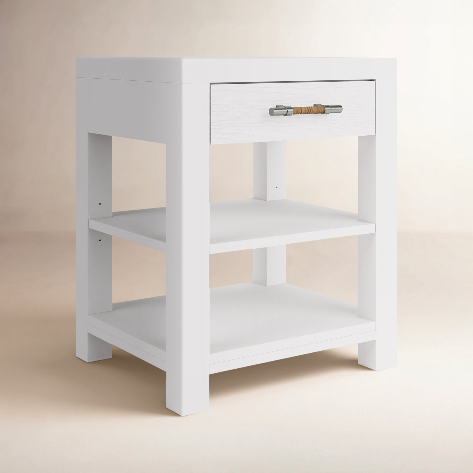Lana 1 - Drawer Nightstand, White