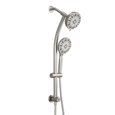 Dual Shower Head 1.8 GPM with Self-Cleaning