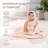 Comfy Cubs Hooded Baby Towel 2-Pack, Large 32 x 32 Inch - 6 Layer 100% Muslin Cotton - Soft & Absorbent Baby Bath Towels-108207331