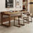 Brown Rectangular Solid Wood desk-108304452