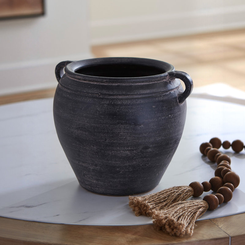 Vase Ashly, Noir