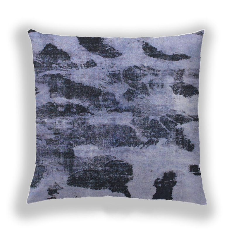 Coussin décoratif abstrait 1120, Microsuède