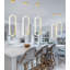 1-ring Modern Led Dimmable Chandelier Black-130135631
