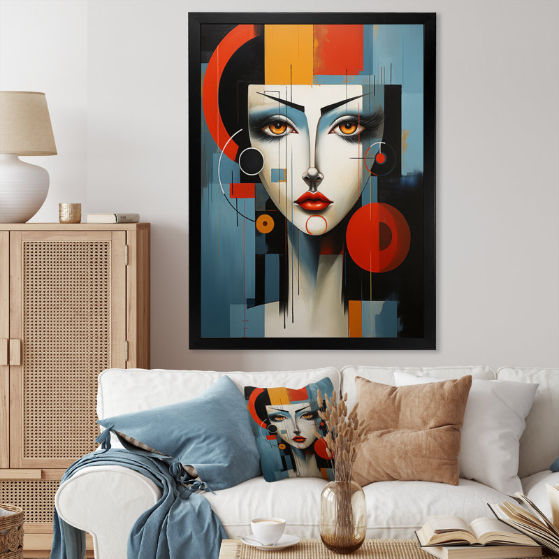 «Constructivism Emphasises The Intégrative I», reproduction d'art sur toile, H 40 po x l 30 po x P 1,5 po, Noir