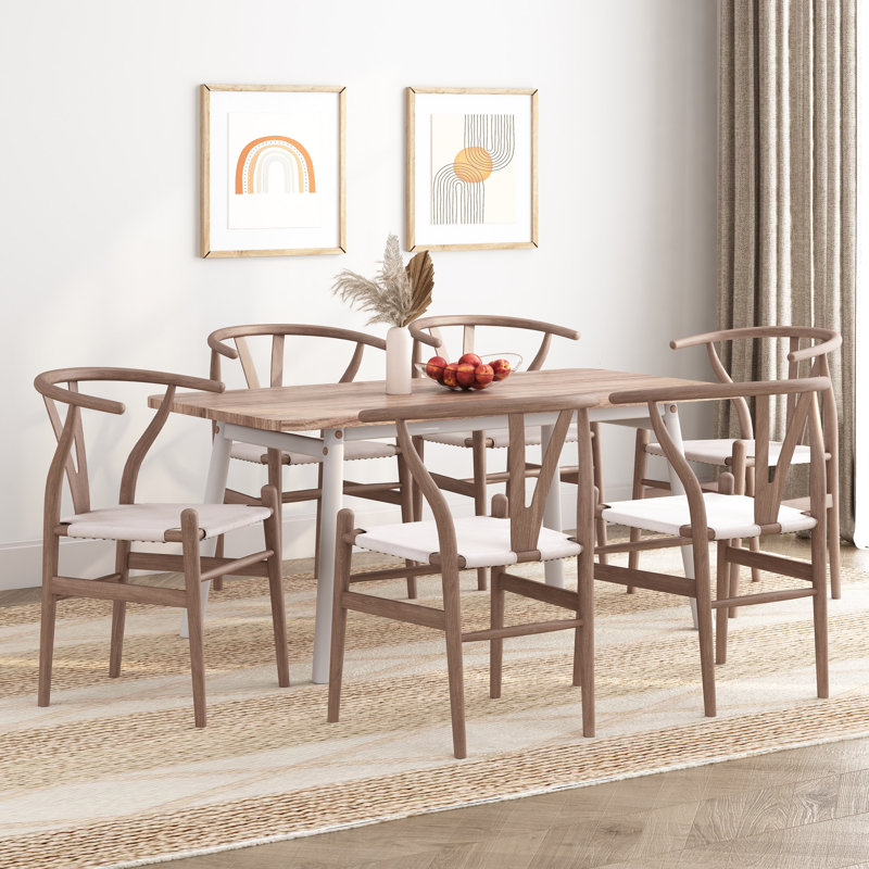 Armone Side Chairs, Beige, 6