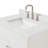 Ariel Hamlet 30 In. Bathroom Vanity With Carrara Quartz Countertop 1.5 Edge-374030798