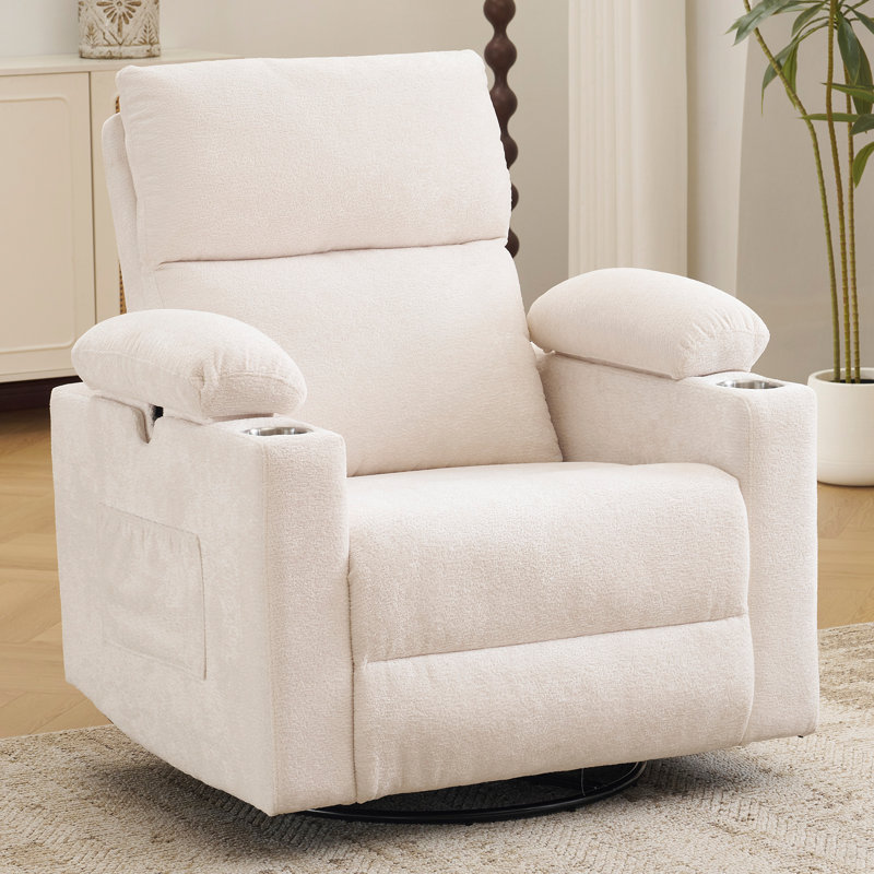 Fauteuils inclinables électriques avec appui-tête et accoudoirs réglables, avec fonctions de massage et de chauffage