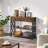 80cm Console Table with 1 Drawer and 2 Open Shelves-93582384