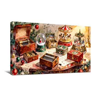 Christmas Christmas Music Boxes And Ornaments