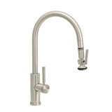 Modern Plp Pulldown Faucet - Lever Sprayer - Angled Spout