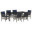 6 - Person Patio Dining Set Rectangular Table
