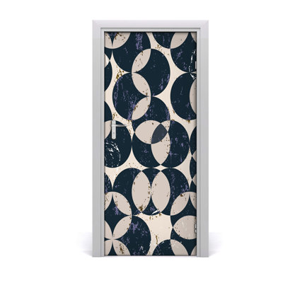 Geometric Background Door Decal