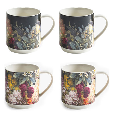 Bone China Latte Mug