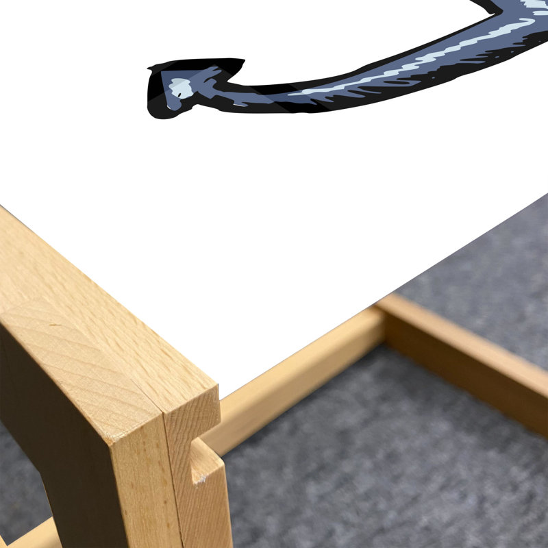 Jamaira Sled Coffee Table, 90cm H x 62cm W x 40cm D