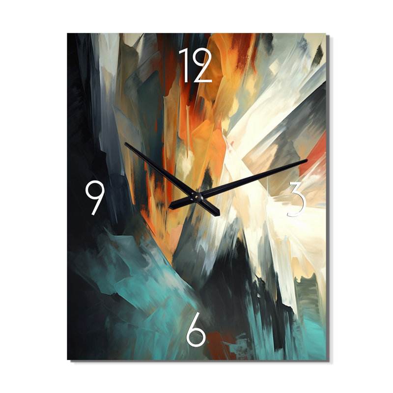 Horloge murale Janoshan, H 32 po x l 16 po x P 1 po