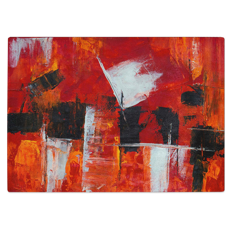 Tempered Glass Art Painting Vol.263 Chopping Board, 39 cm W x 28.5 cm L