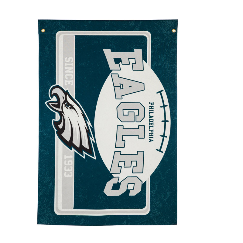 Lin 2 côtés 52 x 36 po nfl drapeau maison, Eagles de Philadelphie
