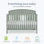 Lit de bébé convertible 5 en 1 Jpma & Greenguard Gold certifié Sherbrooke-43475134