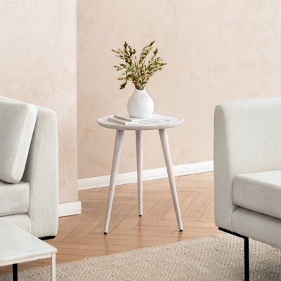 Richland Solid Wood 3 Legs Accent Table